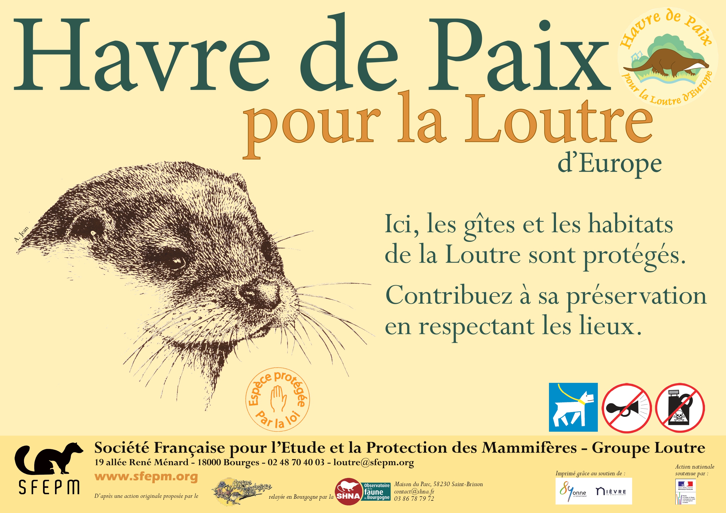 Les bois communaux labellisés Havre de Paix pour la Loutre